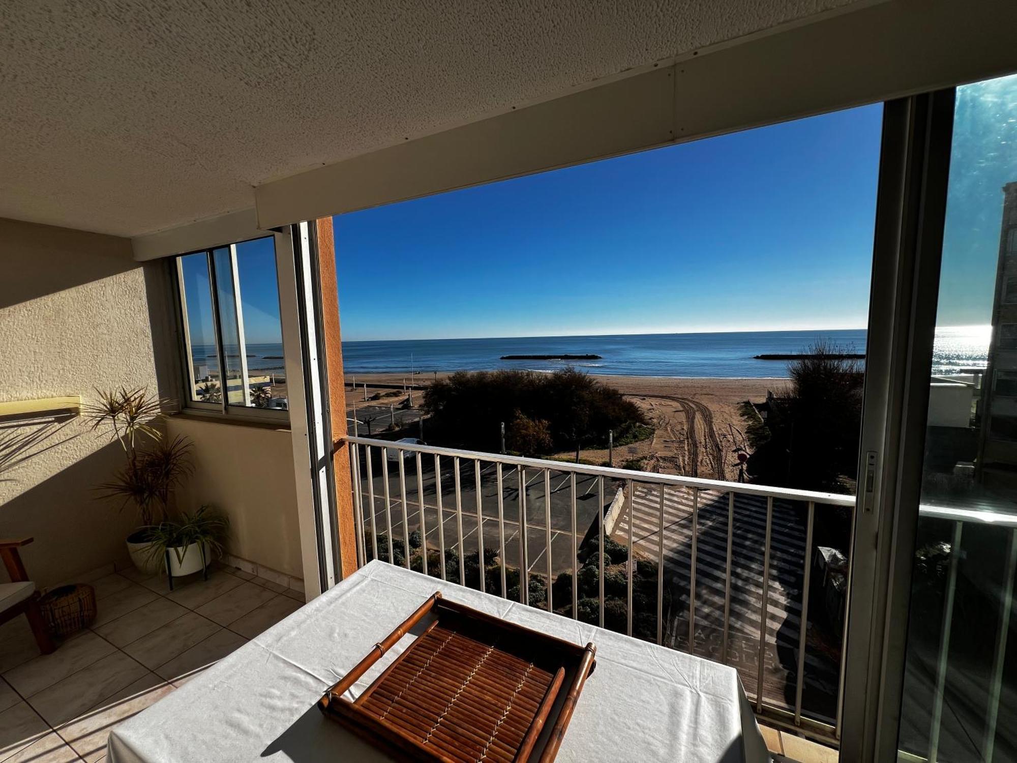 Appartement Vue Mer Valras Plage Esterno foto